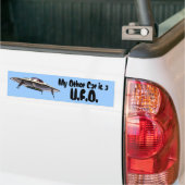 Sticker pare-chocs UFO (Sur camion)