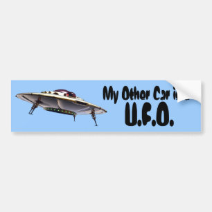 Sticker pare-chocs UFO