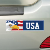 Sticker pare-chocs USA (En voiture)