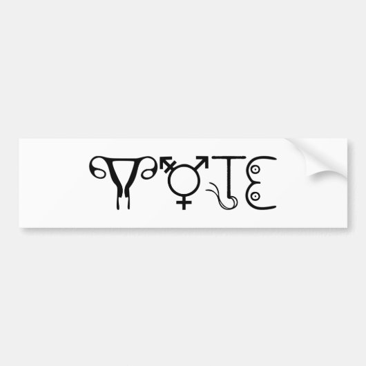 Sticker pare-chocs VOTE (Devant)