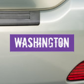 Sticker pare-chocs Washington (En voiture)