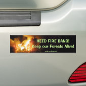 Sticker pare-feu de forêt (En voiture)