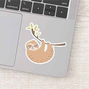 Sticker Paresse mignonne dans l'arbre