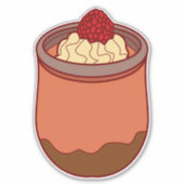 Sticker Parfait au chocolat (Devant)