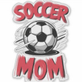 Sticker Parfait Soccer Maman Decal pour Fier Moms! ⚽ 💖 (Devant)