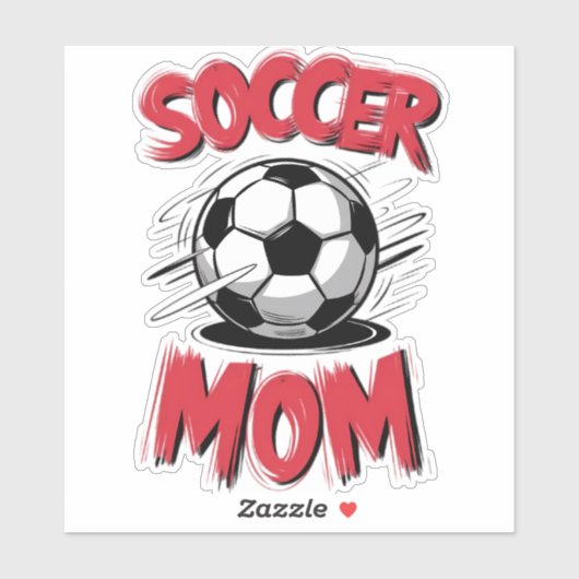 Sticker Parfait Soccer Maman Decal pour Fier Moms! ⚽ 💖 (Feuille)