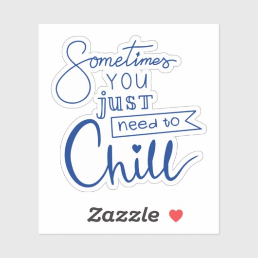 Sticker Parfois, Il Vous Suffit Juste De Vous Chanter (Feuille)