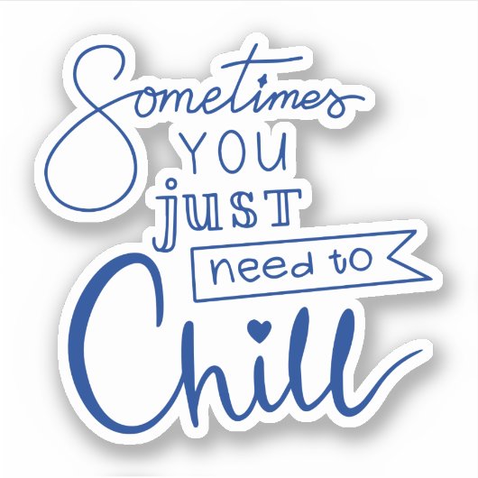 Sticker Parfois, Il Vous Suffit Juste De Vous Chanter (Devant)