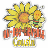 Sticker Parfums et abeilles Cousin incroyables (Devant)