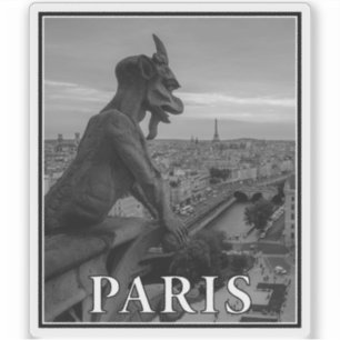 Sticker Paris gothique