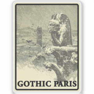 Sticker Paris gothique - v2