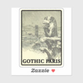 Sticker Paris gothique - v2 (Feuille)