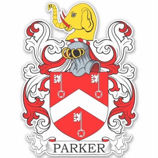 Sticker Parker Family Crest (Devant)