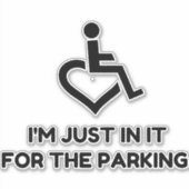 Sticker Parking pour Handicap (Devant)