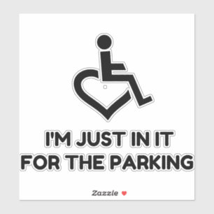 Sticker Parking pour les personnes à mobilité réduite