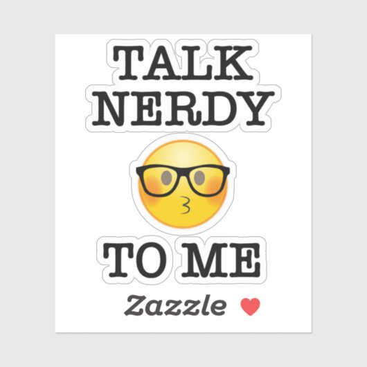 Sticker Parle Nerdy (Feuille)