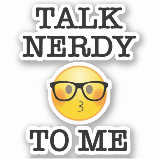 Sticker Parle Nerdy (Devant)