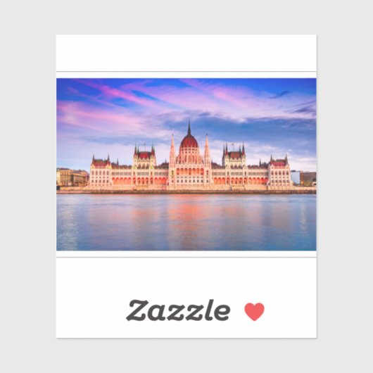 Sticker Parlement hongrois (Feuille)