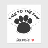 Sticker Parlez au Paw (Feuille)