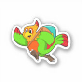 Sticker Parrot as Hiker (Devant)