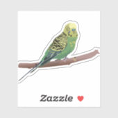 Sticker Parrot Budgerigar (Feuille)