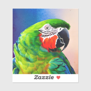 Sticker Parrot générée par l'IA mignon