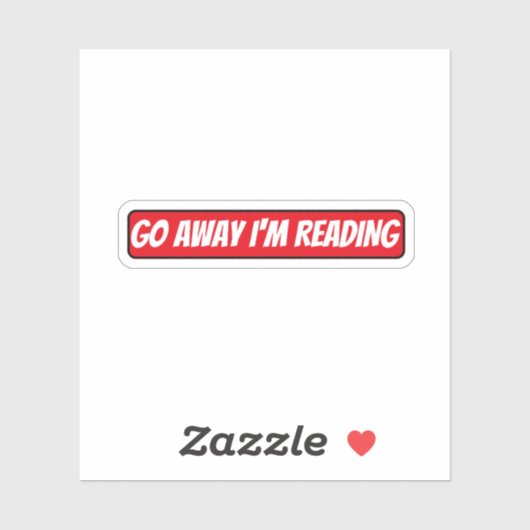 Sticker Pars Je Lis (Feuille)