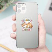 Sticker Pars, je suis occupé (Téléphone)