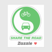 Sticker Partager la route (Feuille)