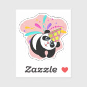 Sticker Parti Panda (Feuille)