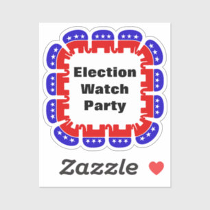 Sticker Parti républicain de surveillance des élections