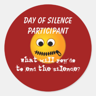 Sticker Participant Day of Silence