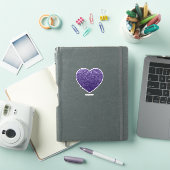 Sticker Parties scintillant violet foncé ultra violet péti (Couverture iPad)