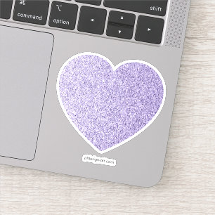 Sticker Parties scintillant violet ultra violet brillant c