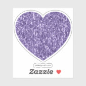Sticker Parties scintillant violet ultra violet pétille co (Feuille)