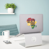 Sticker Partisan de la carte de l'Afrique de la période de (Ordinateur portable sur le bureau)