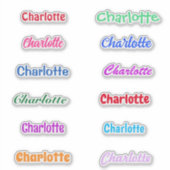Sticker Party Favor Name Waterproof (Devant)
