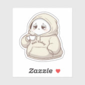 Sticker pas aujourd'hui (Feuille)