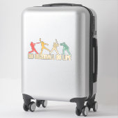Sticker Pas de baseball, pas de vie Funny Baseball (Sur valise)