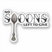 Sticker Pas De Cuillères À Donner (Devant)
