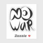 Sticker Pas de guerre (Feuille)