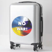 Sticker Pas de guerre entre Russie et Ukraine (Sur valise)