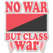 Sticker Pas de guerre, mais de guerre de classe (Devant)