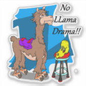 Sticker Pas de Lama Drama ! ! (Devant)