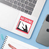 Sticker Pas de plongée (Mosasaurus) (Ordinateur portable avec iPhone)