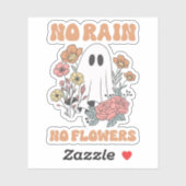 Sticker Pas de pluie Pas de fleurs (Feuille)