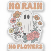 Sticker Pas de pluie Pas de fleurs (Devant)