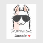 Sticker Pas de Prob-Llama (Feuille)