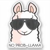 Sticker Pas de Prob-Llama (Devant)