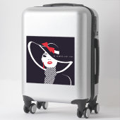 Sticker Pas de Regrets juste l'amour (Sur valise)